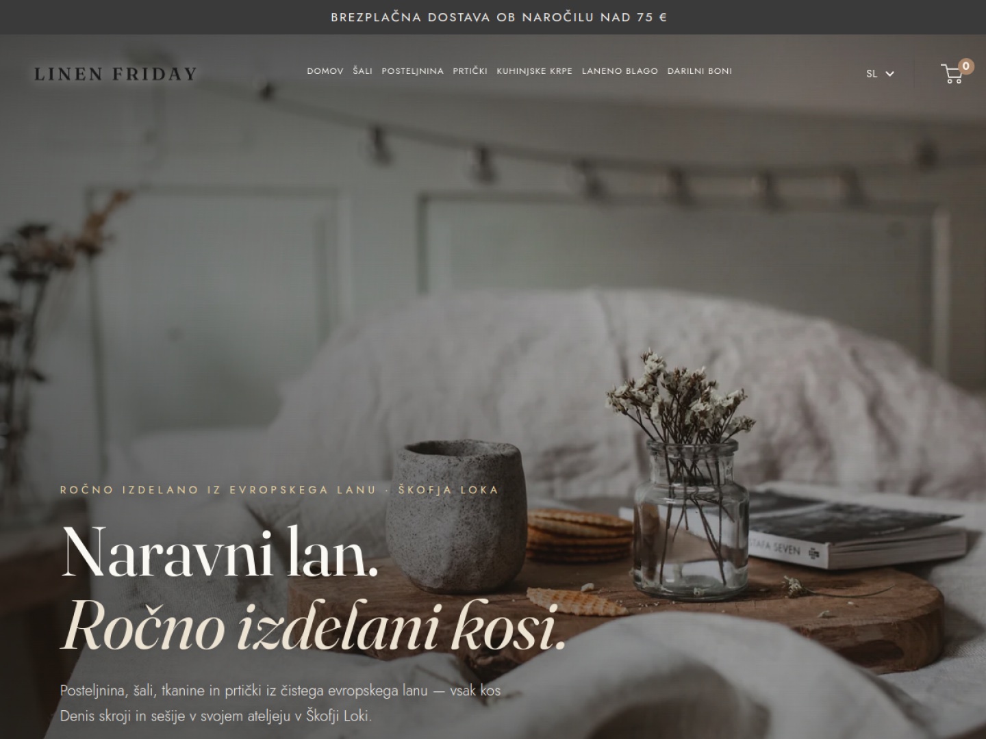 LinenFriday, spletna trgovina z izdelki iz lanu